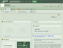 Tablet Screenshot of jujimufu.deviantart.com