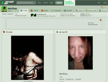 Tablet Screenshot of morthax.deviantart.com
