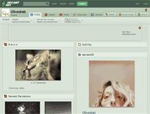 Tablet Screenshot of olivedrab.deviantart.com