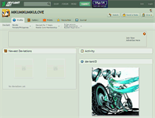 Tablet Screenshot of mikumikumikulove.deviantart.com