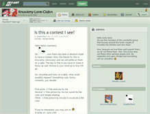 Tablet Screenshot of knuxamy-love-club.deviantart.com