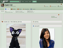 Tablet Screenshot of drag0nr1der.deviantart.com