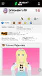 Mobile Screenshot of princesseru10.deviantart.com