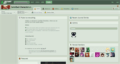 Desktop Screenshot of cannibal-characters.deviantart.com