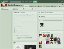 Tablet Screenshot of cannibal-characters.deviantart.com