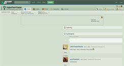 Desktop Screenshot of hyperhurricane.deviantart.com