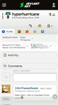 Mobile Screenshot of hyperhurricane.deviantart.com