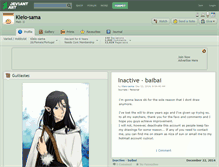 Tablet Screenshot of kleio-sama.deviantart.com