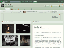 Tablet Screenshot of fair-uh-grrr.deviantart.com