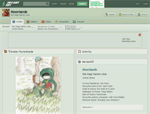 Tablet Screenshot of moonlands.deviantart.com