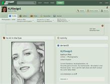 Tablet Screenshot of klpdesigns.deviantart.com