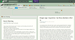 Desktop Screenshot of midnightwarewolf777.deviantart.com