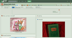 Desktop Screenshot of disneys-robin-hood.deviantart.com