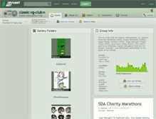 Tablet Screenshot of classic-vg-club.deviantart.com