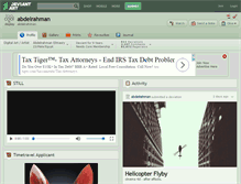Tablet Screenshot of abdelrahman.deviantart.com