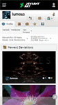 Mobile Screenshot of lumous.deviantart.com