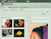 Tablet Screenshot of em0tiional-s0ngs.deviantart.com