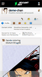 Mobile Screenshot of deme-chan.deviantart.com