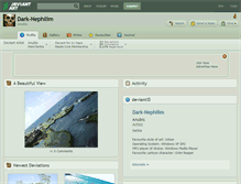 Tablet Screenshot of dark-nephilim.deviantart.com