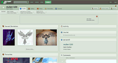 Desktop Screenshot of mullen1200.deviantart.com