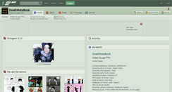 Desktop Screenshot of deathnotebook.deviantart.com