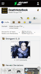 Mobile Screenshot of deathnotebook.deviantart.com