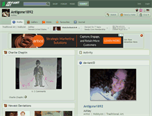 Tablet Screenshot of antigone1892.deviantart.com