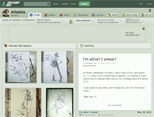 Tablet Screenshot of myoshira.deviantart.com