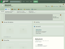 Tablet Screenshot of daasylum.deviantart.com