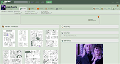 Desktop Screenshot of crazybulma.deviantart.com