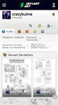 Mobile Screenshot of crazybulma.deviantart.com