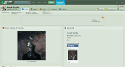 Desktop Screenshot of amok-studio.deviantart.com