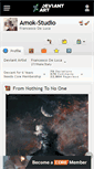 Mobile Screenshot of amok-studio.deviantart.com