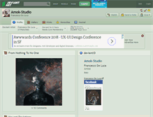 Tablet Screenshot of amok-studio.deviantart.com
