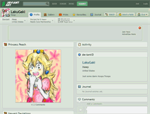 Tablet Screenshot of lakugaki.deviantart.com