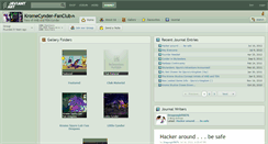 Desktop Screenshot of kromecynder-fanclub.deviantart.com