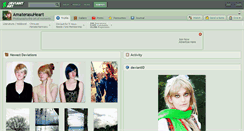 Desktop Screenshot of amaterasuheart.deviantart.com