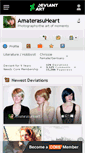 Mobile Screenshot of amaterasuheart.deviantart.com