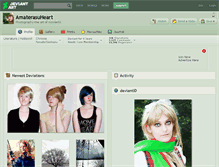 Tablet Screenshot of amaterasuheart.deviantart.com