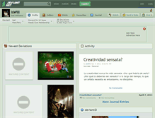 Tablet Screenshot of iswill.deviantart.com