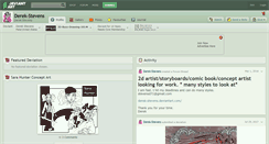 Desktop Screenshot of derek-stevens.deviantart.com