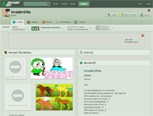 Tablet Screenshot of invadershita.deviantart.com