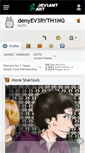 Mobile Screenshot of denyev3ryth1ng.deviantart.com