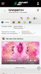 Mobile Screenshot of lonesparrow.deviantart.com