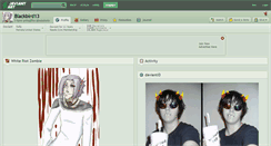 Desktop Screenshot of blackbird13.deviantart.com