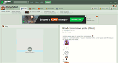 Desktop Screenshot of immortaltom.deviantart.com