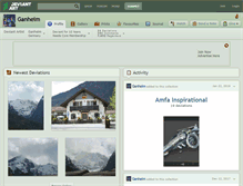 Tablet Screenshot of ganheim.deviantart.com