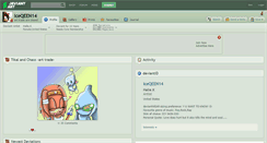Desktop Screenshot of iceqeen14.deviantart.com