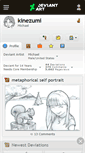 Mobile Screenshot of kinezumi.deviantart.com