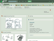 Tablet Screenshot of kinezumi.deviantart.com